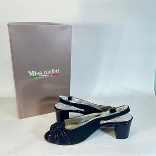 Miss Confort Scarpe Donna Tg 36 Slingback Blu