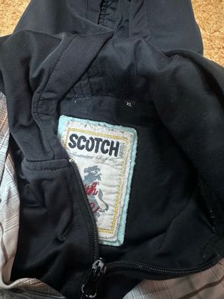 Camicia Scotch & Soda a quadri con cappuccio