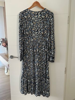 Vestido largo estampado floral