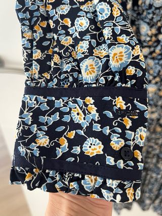 Vestido largo estampado floral