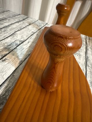 Perchero de madera rústico 60*15 cm