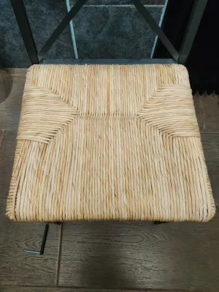 Mesa Ikea Granas Metal y Cristal + 2 Sillas