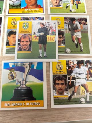 Lote 15 cromos Liga 92-93 sin pegar