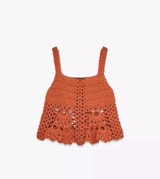 Top Zara Crochet