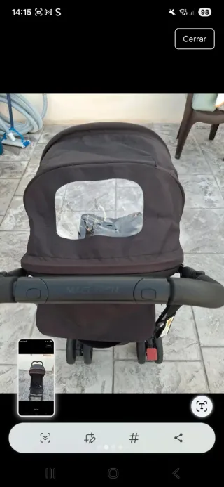 Silla de paseo Maclaren negra