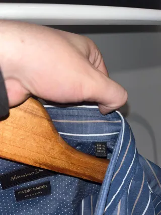 Camisa Massimo Dutti Rayas Talla XL