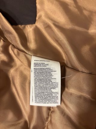 Chaleco plumífero Tommy Hilfiger Talla S Mujer