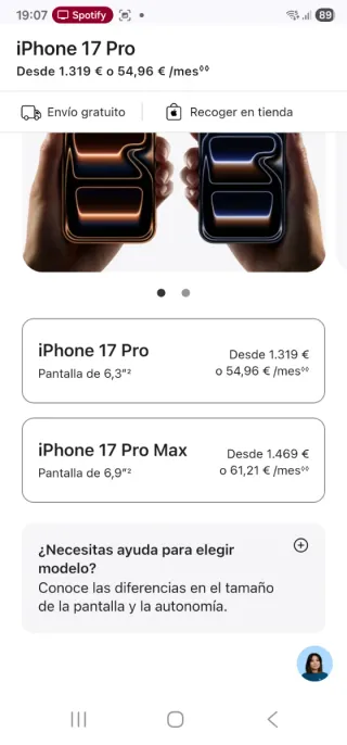 iPhone 17 Pro 256GB NUEVO !! GARANTIA !!