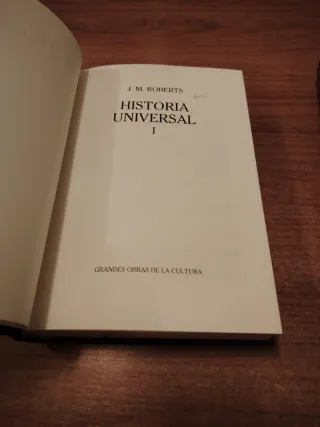 Historia Universal en dos tomos