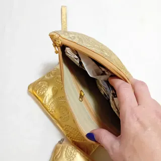 Conjunto 3 Carteras Piel Ubrique Oro