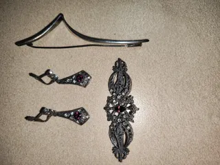 Conjunto Joyas Plata Vestido Regional