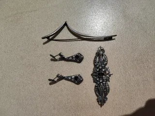 Conjunto Joyas Plata Vestido Regional