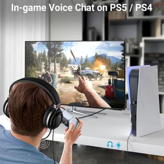 KiWiBiRD Adaptador USB a Jack 3,5mm Audio, Tarjeta