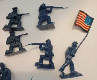 Soldatini Guerra Civile Blu