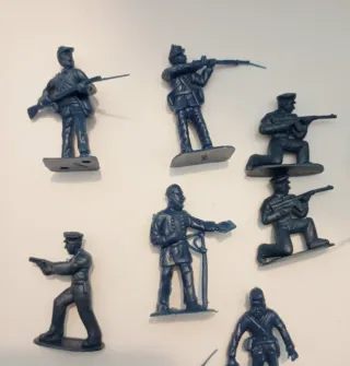 Soldatini Guerra Civile Blu