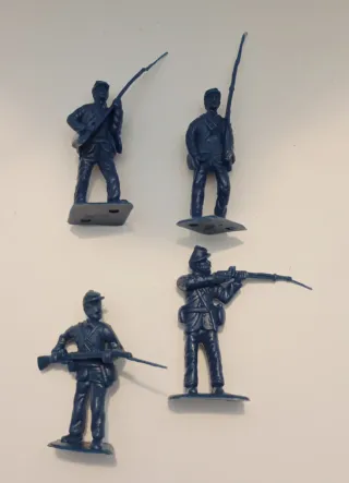 Soldatini Guerra Civile Blu