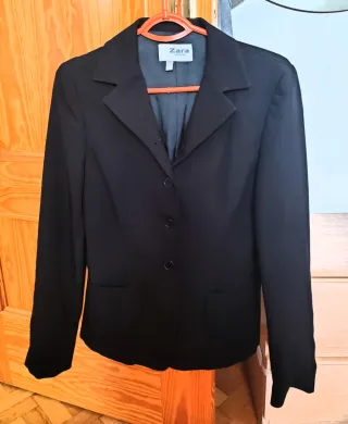 Americana Zara Negra talla 36/S