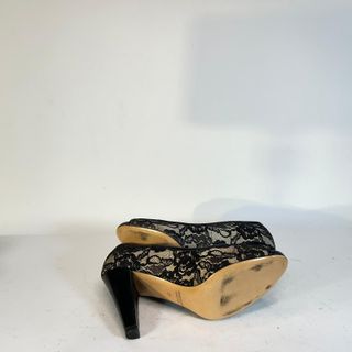 Scarpe décolleté Emma Viani pizzo nero 37