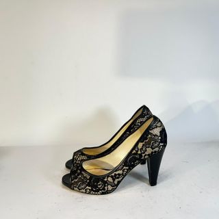 Scarpe décolleté Emma Viani pizzo nero 37