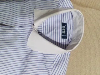 Camisa de vestir rayas azules Talla 12