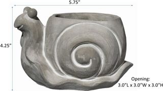 Vasi da fiori in cemento Classic Home & Garden, ossido, L