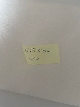 Tela visillo beige/blanco