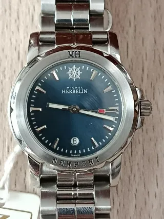 Reloj Michel Herbelin Newport Negro y Plateado