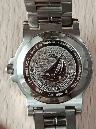 Reloj Michel Herbelin Newport Negro y Plateado