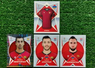 4 figurine Topps Nations League Armenia F555