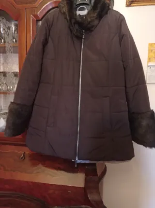 Giaccone donna marrone