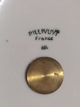 Bandeja 2 pisos porcelana y metal