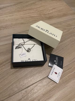 Collana Morellato quadrifoglio argento