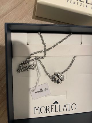 Collana Morellato quadrifoglio argento
