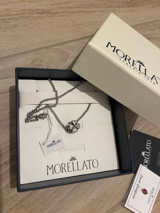 Collana Morellato quadrifoglio argento