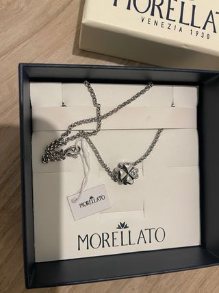 Collana Morellato quadrifoglio argento