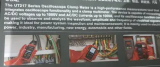 UNI-T UT217 Osciloscopio Pinza Digital