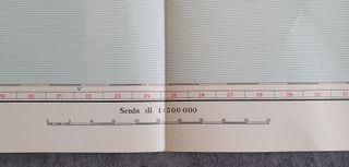 Antica Carta d’Italia Touring Club 1952 8 Fogli