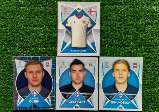 4 figurine Faroe Topps Nations League F556