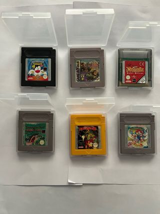 Lote 6 juegos Game Boy Color –Funcionan ORIGINALEO