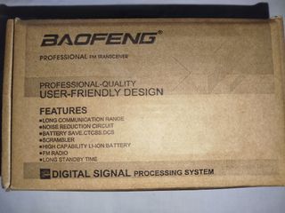 Walkie Talkie profesional Negro con Accesorios