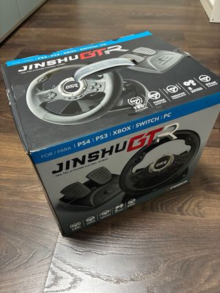 Volante Jinshu GTR con pedales