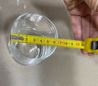 6 Bicchieri di Cristallo Design Ondulato