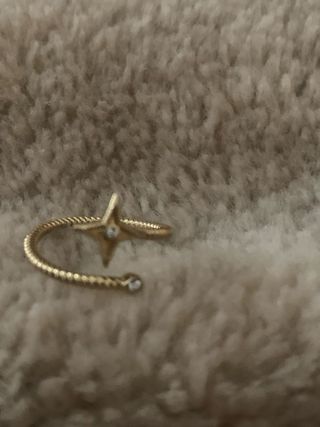 Anillo Aristocrazy Estrella Ajustable Dorado