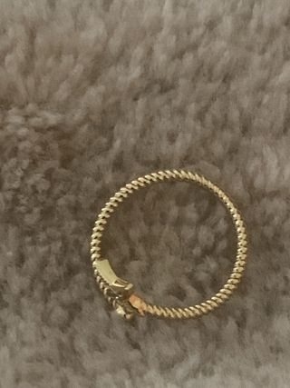 Anillo Aristocrazy Estrella Ajustable Dorado