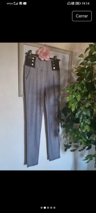 Pantalones pitillo Vichy nuevos