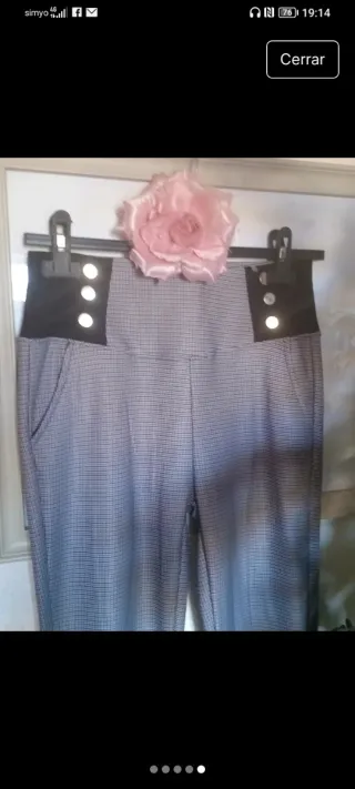 Pantalones pitillo Vichy nuevos