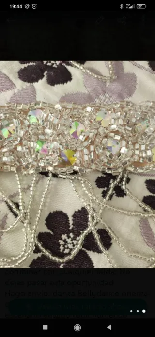 Set brillante per danza del ventre egiziana