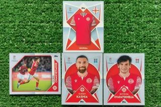 4 figurine Nations League Topps Georgia F557