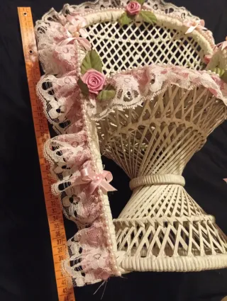 Grande Sedia Vintage per Bambole