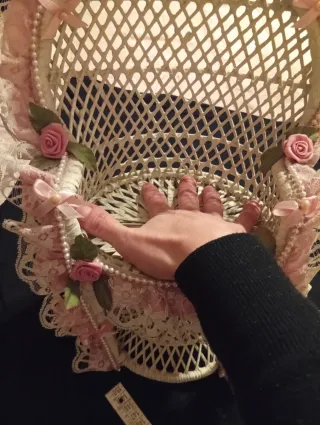 Grande Sedia Vintage per Bambole